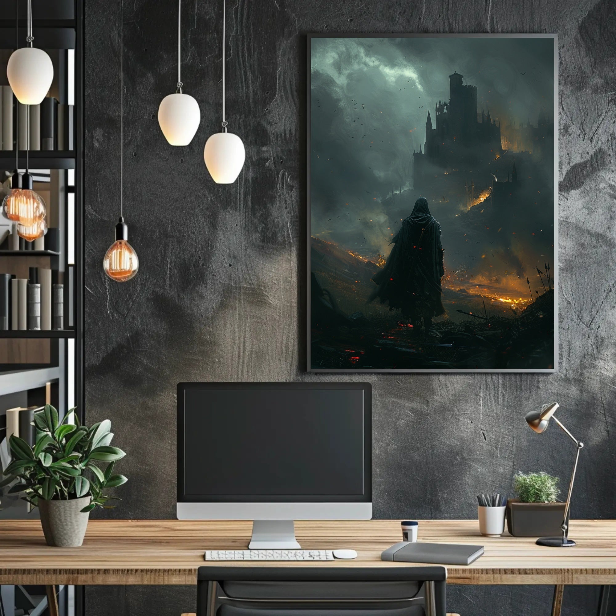 The Dark Fortress Wall Art Poster Print for Home Decor PosterGoat