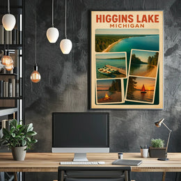 Higgins Lake Michigan Poster