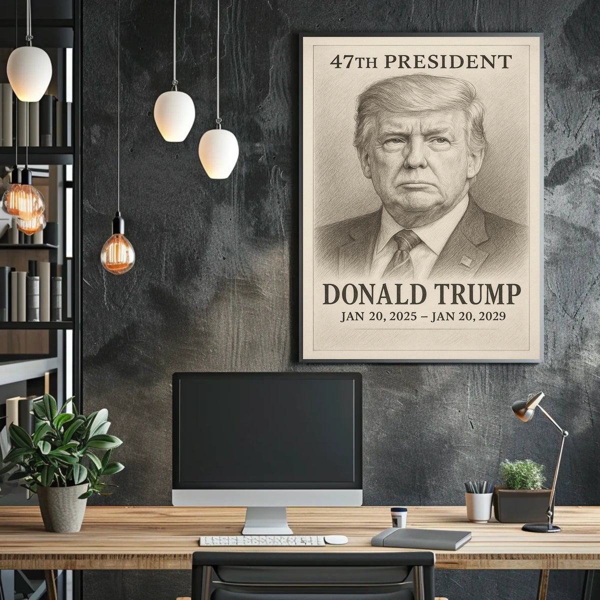 Donald Trump 47th President Poster