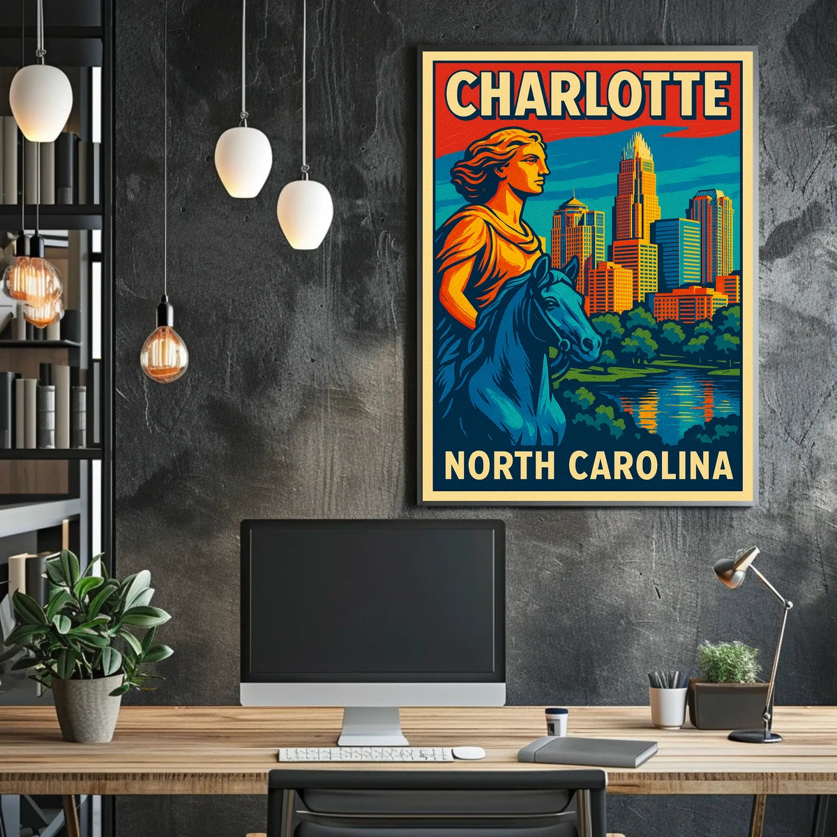Charlotte, North Carolina Poster