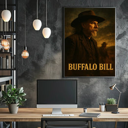 Buffalo Bill Iconic Western Cultural Heritage Poster