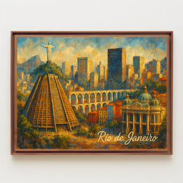 Rio de Janeiro Cityscape Poster