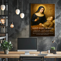 Saint Mary di Rosa Poster PosterGoat