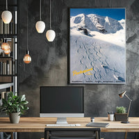 Skiing in Pontresina Poster PosterGoat