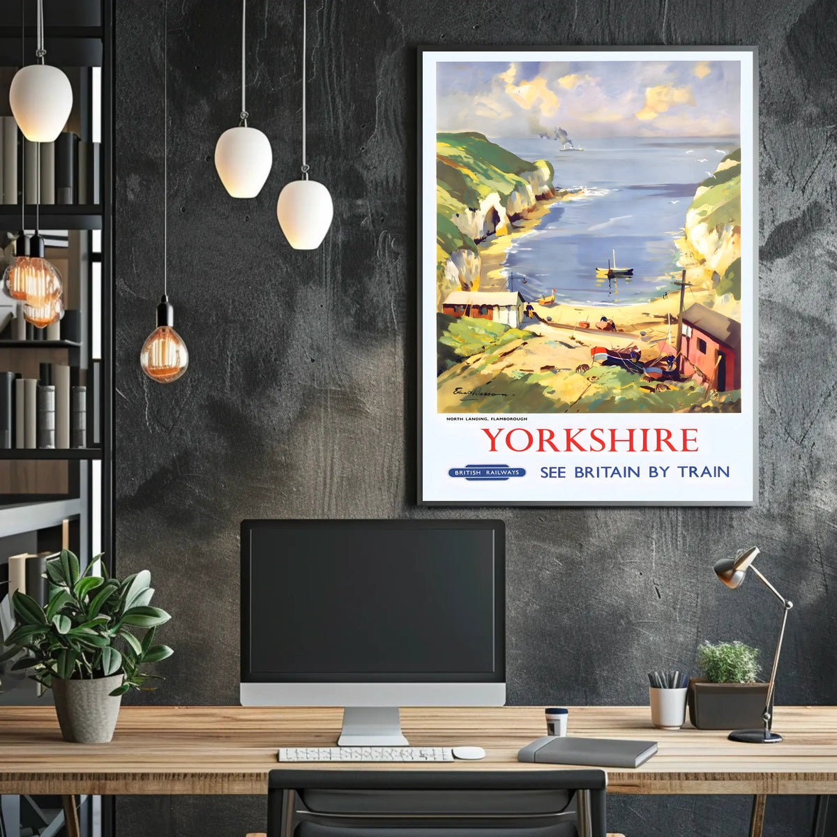 Explore Yorkshire By Train Poster