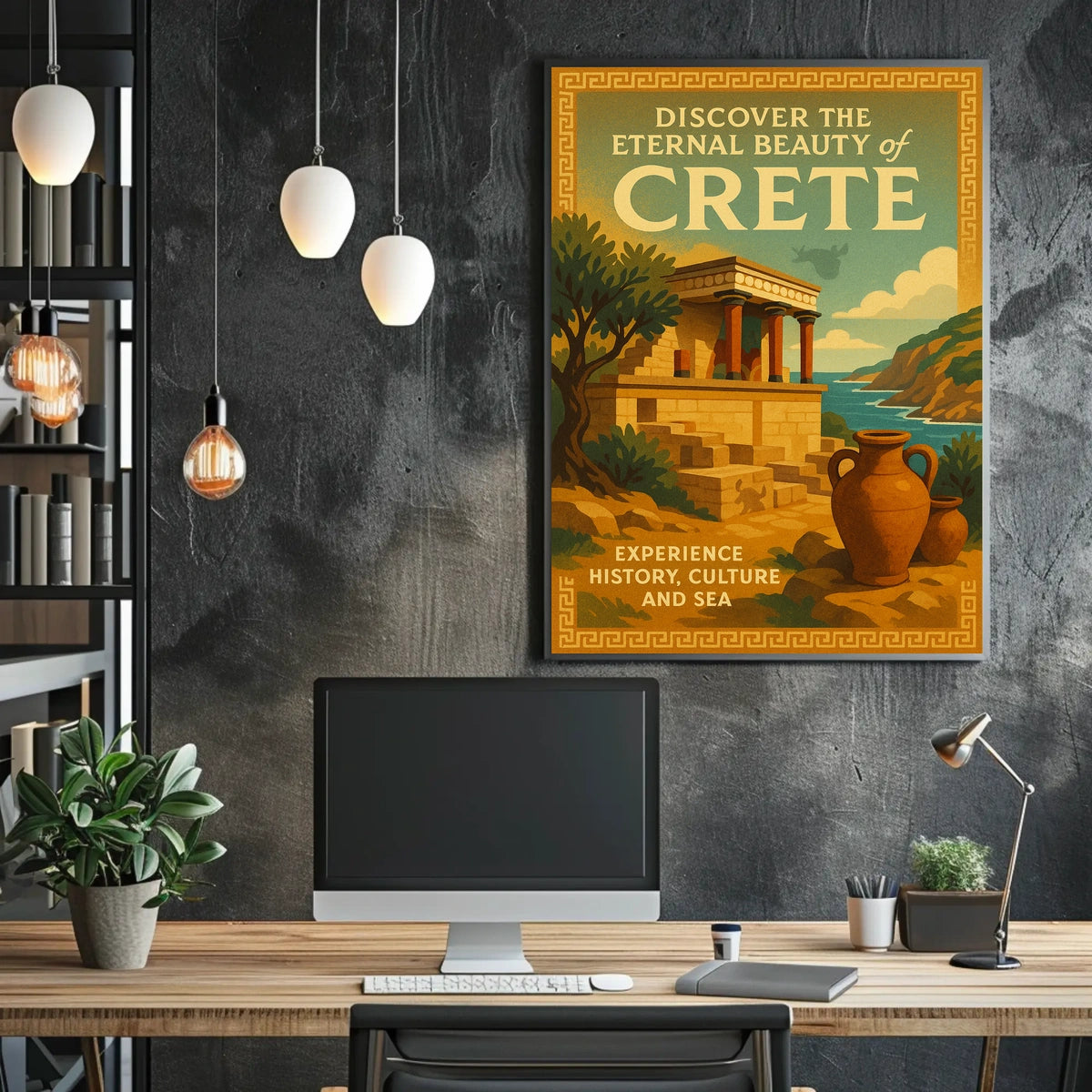 Discover The Eternal Beauty Of Crete Poster