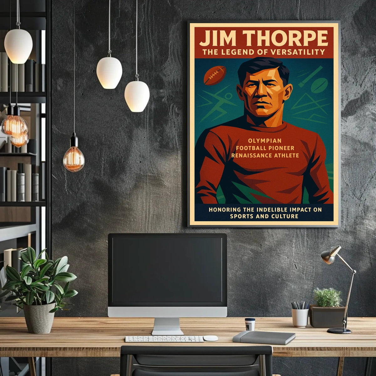 Jim Thorpe The Legend of Versatility Jim Thorpe Poster
