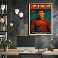 Jim Thorpe The Legend of Versatility Jim Thorpe Poster