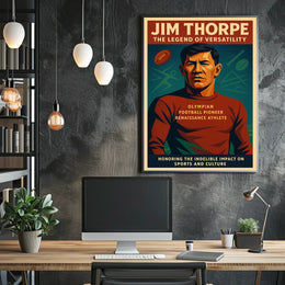 Jim Thorpe The Legend of Versatility Jim Thorpe Poster