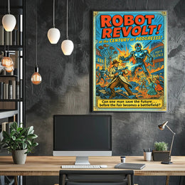 Robot Revolt at the Century of Progress Poster PosterGoat
