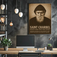 Saint Charbel Maronite Hermit Priest Poster