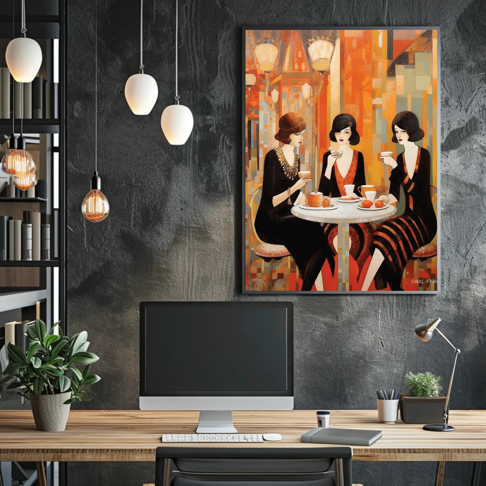 Elegant Afternoon Tea Poster