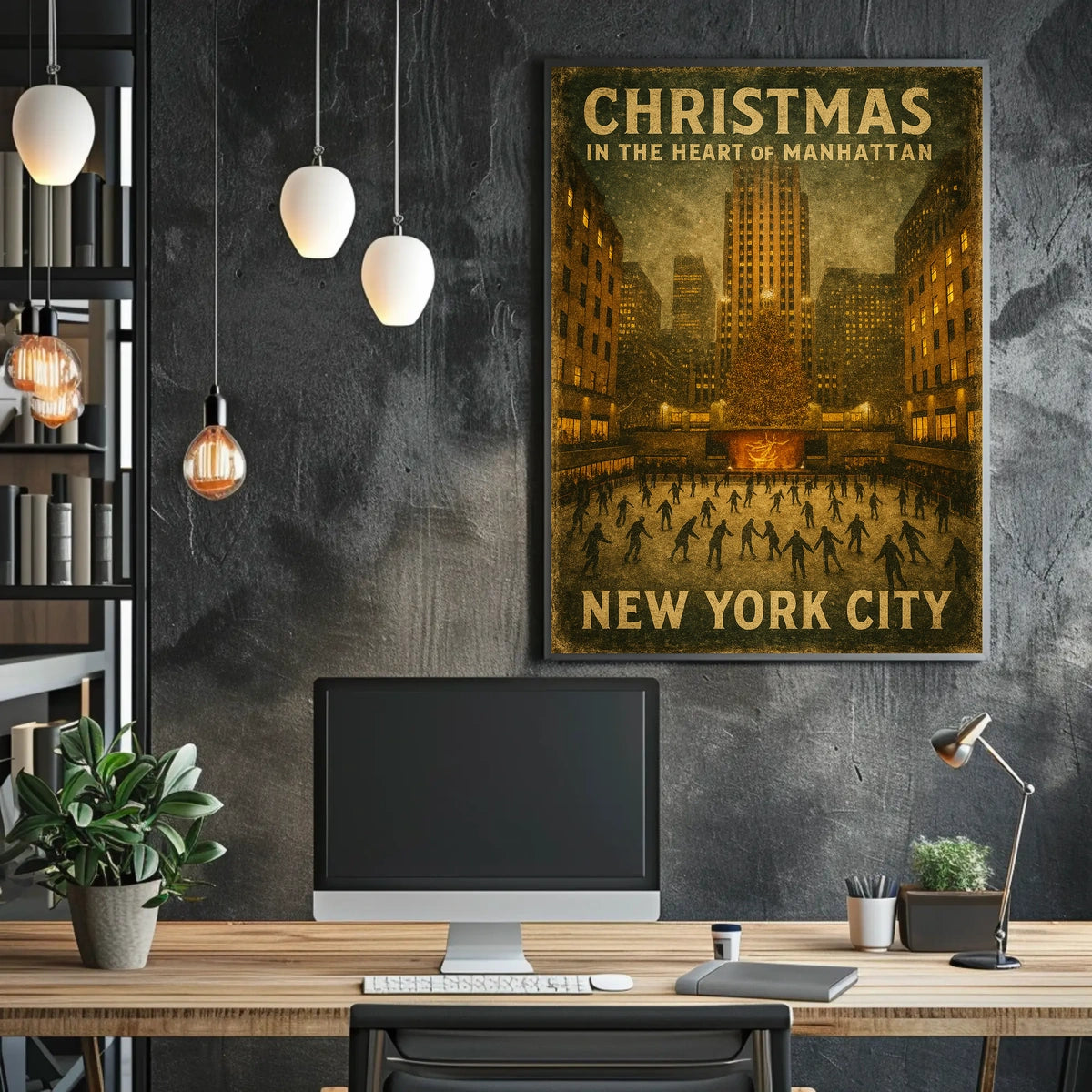 Christmas In The Heart Of Manhattan Poster