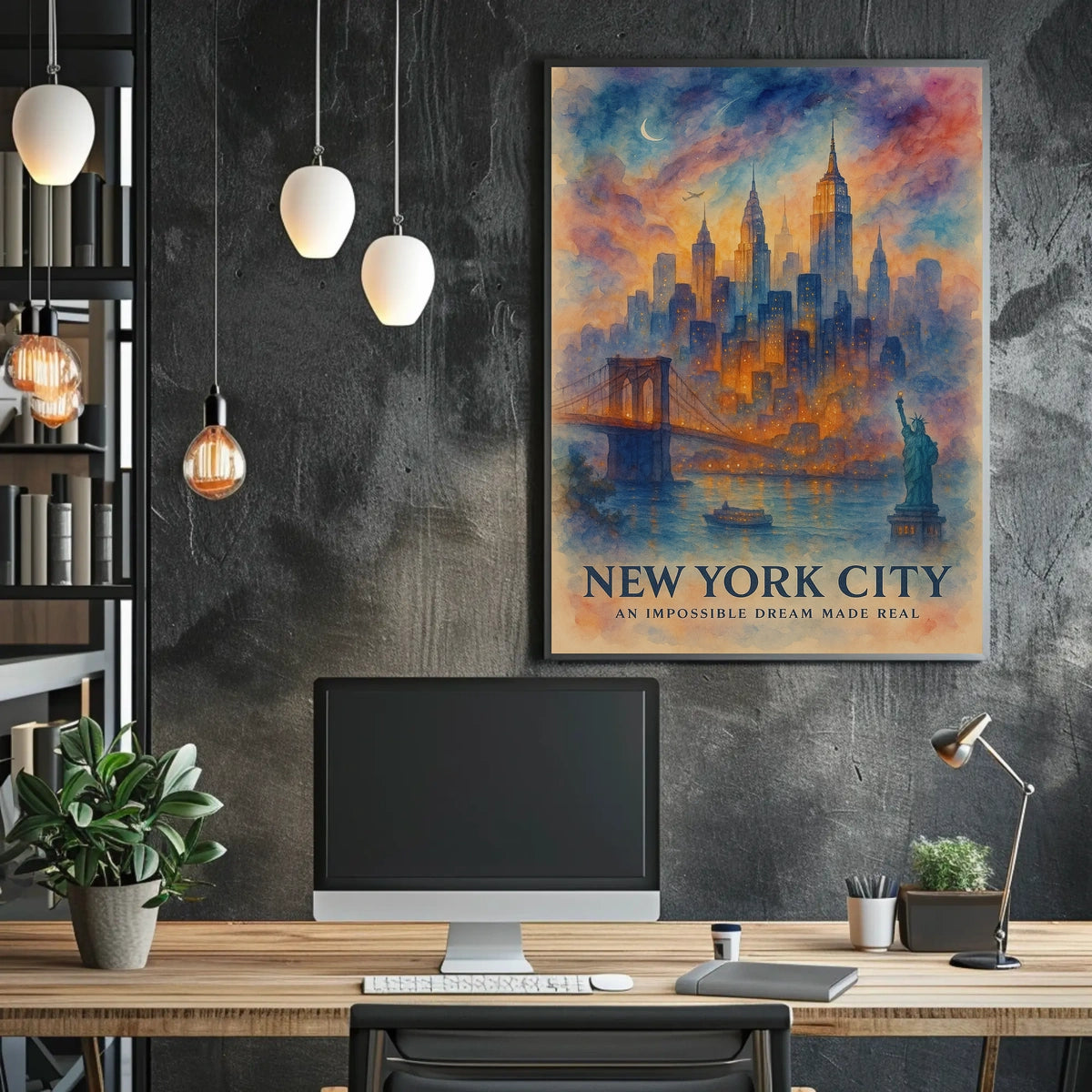 New York City An Impossible Dream Made Real Poster