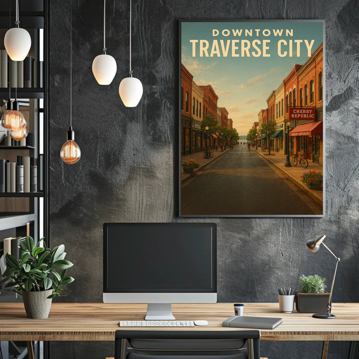 Downtown Traverse City Poster
