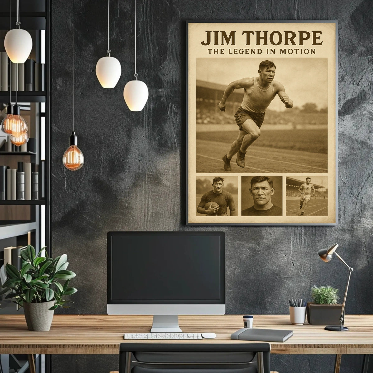 Jim Thorpe The Legend in Motion Jim Thorpe Poster
