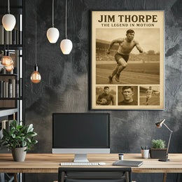 Jim Thorpe The Legend in Motion Jim Thorpe Poster