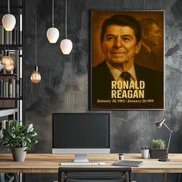 Ronald Reagan Presidential Term Poster