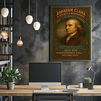 Revolutionary Patriot at Independence Hall Historical or Presidential Poster