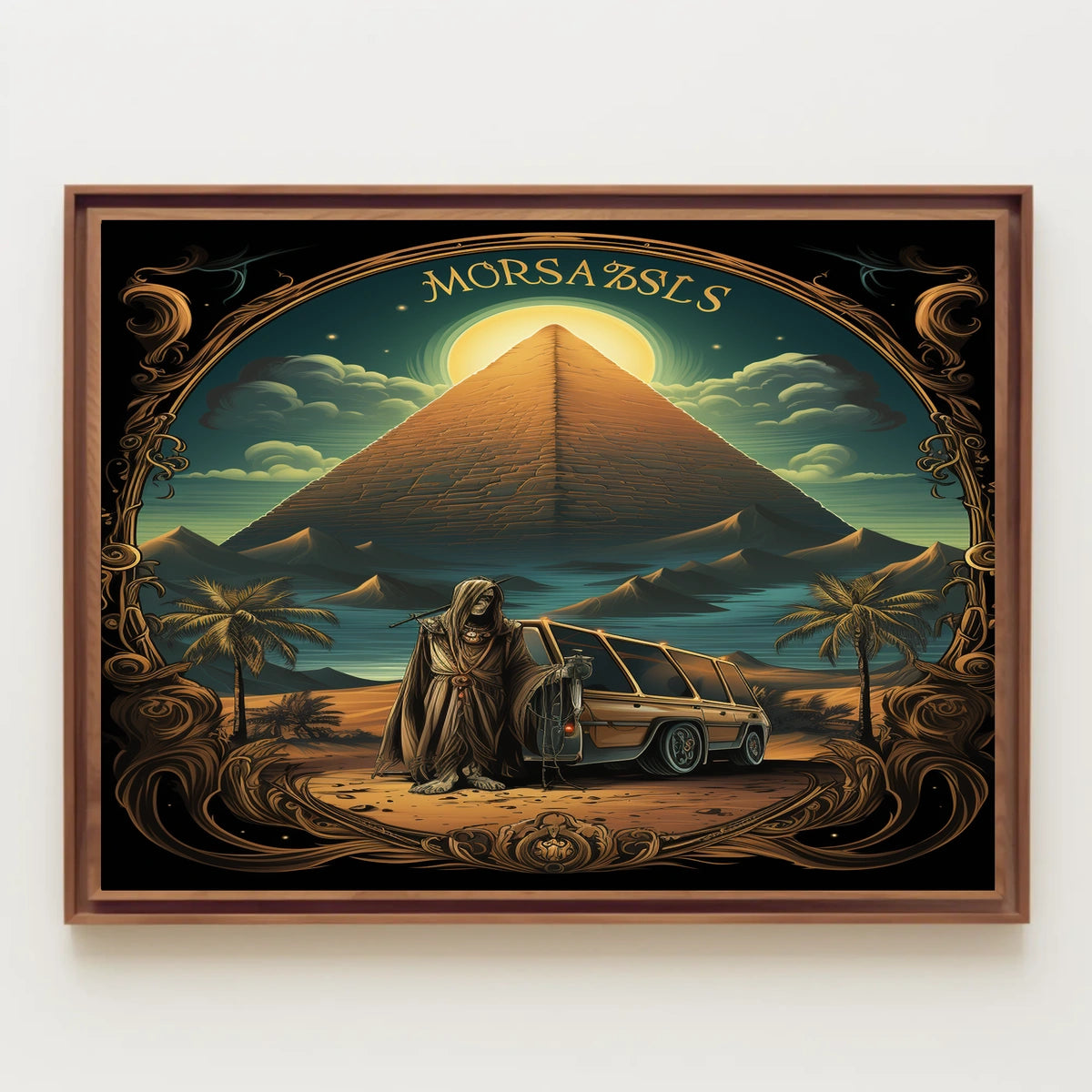 Mystical Journey In The Desert Poster