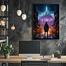 Journey To The Neon City Poster