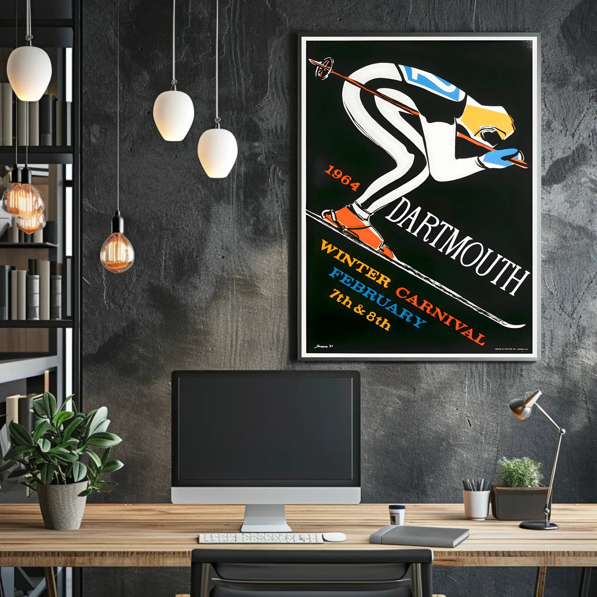 Dartmouth Winter Carnival 1964 Poster
