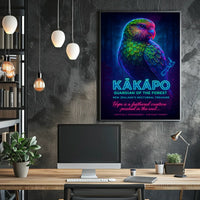 Kākāpō Guardian of the Forest Poster