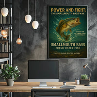Power and Fight The Smallmouth Bass Way Poster