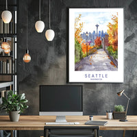 Autumn in Seattle Poster PosterGoat