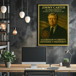 Jimmy Carter Presidential Portrait Political or Propaganda Poster
