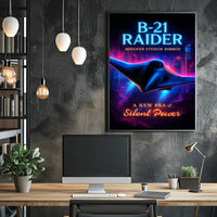 B-21 Raider Silent Power Poster