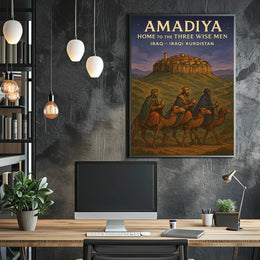 Amadiya Iraqi Kurdistan Travel Heritage Poster