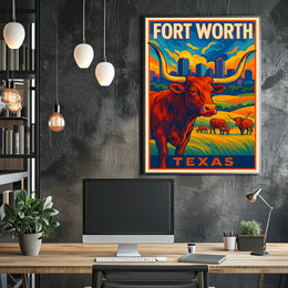 Fort Worth, Texas Poster
