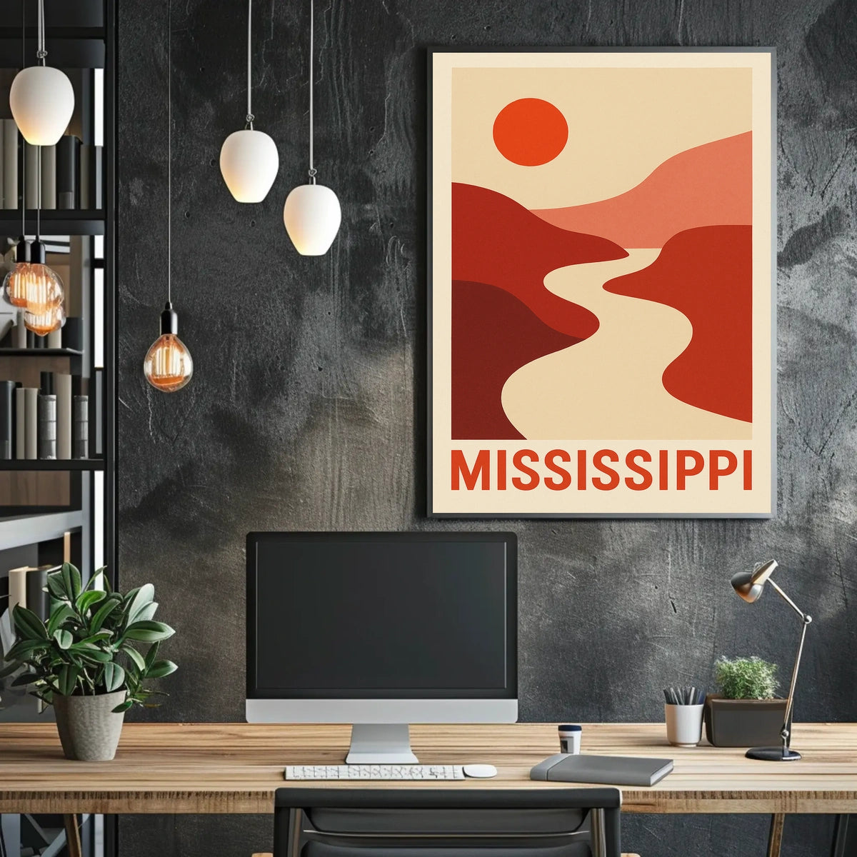 Mississippi Landscape Poster