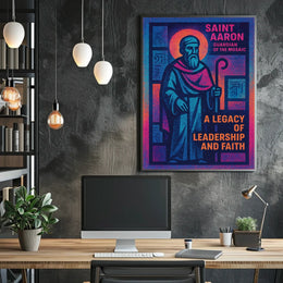 Saint Aaron Guardian Of The Mosaic Poster
