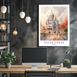 Sacré Coeur Poster PosterGoat