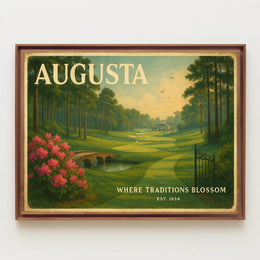 Augusta Traditions Travel Poster Wall Art