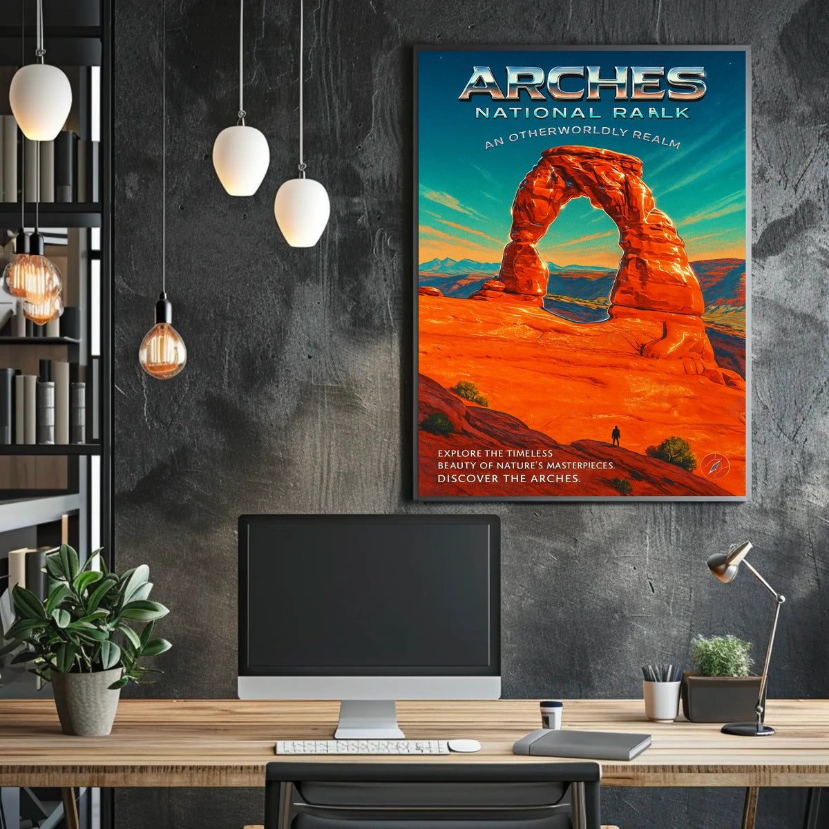 Discover The Arches An Otherworldly Poster