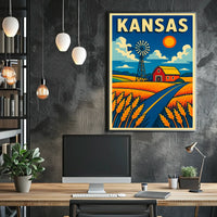 Kansas Countryside Poster