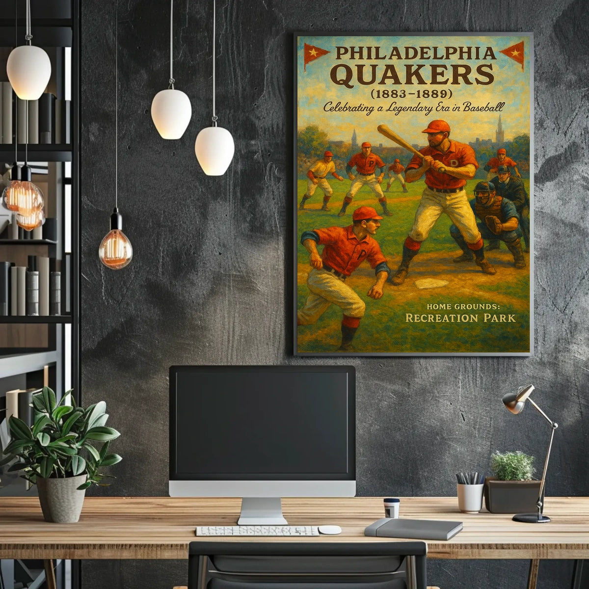 Philadelphia Quakers Celebrating A Poster