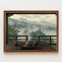 Serene East Asian Tea Ceremony Poster Print