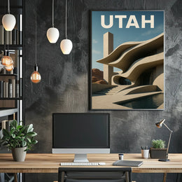 Architectural Wonders Of Utah Poster