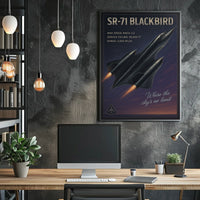 SR-71 Blackbird Speed and Innovation Poster