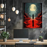 Moonlit Pathway Poster