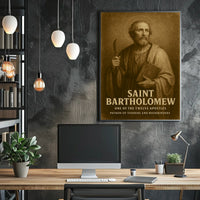 Saint Bartholomew Apostle And Patron Poster