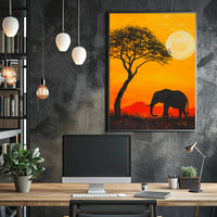 Sunset Serenade Scenic Poster Wall Art Print