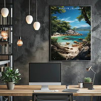 Virgin Islands National Park Travel Poster Print