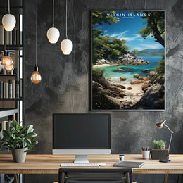 Virgin Islands National Park Travel Poster Print
