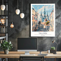 Scenic View of Tallinn Poster PosterGoat