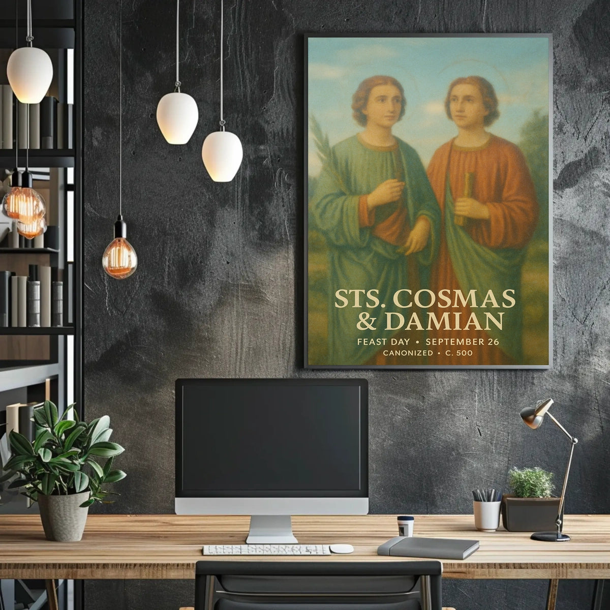 Saints Cosmas And Damian Poster